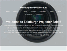 Tablet Screenshot of edinburgh-projector-sales.co.uk